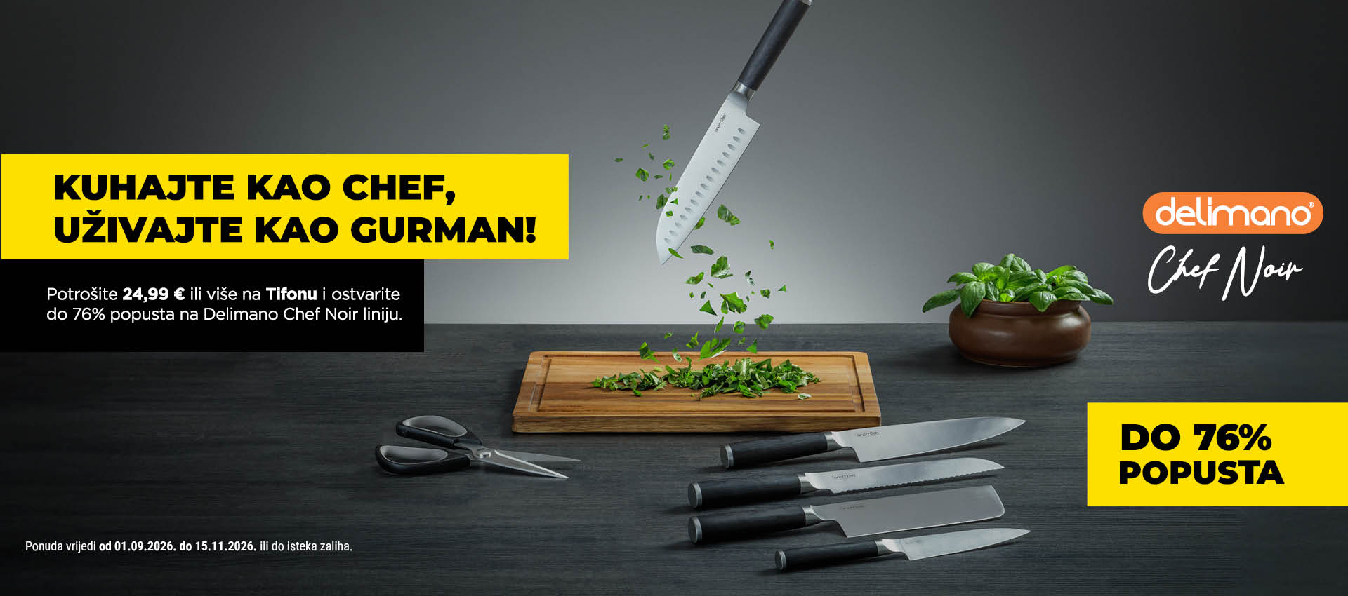Delimano Chef Noir